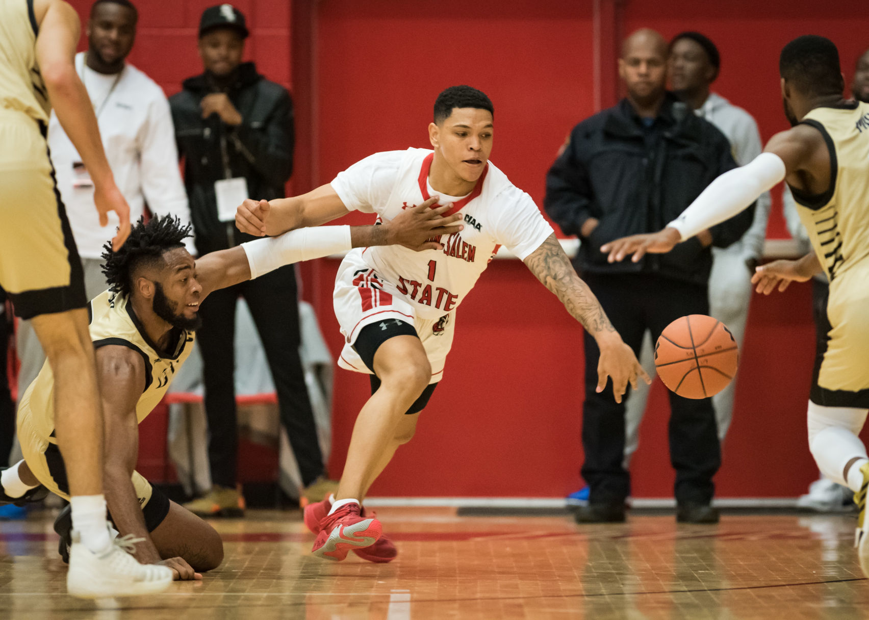 WSSU UNC Pembroke Mens Basketball
